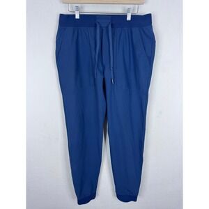 Lululemon ABC Jogger Blue Tapered Athletic Sweatpants Size L LM5A85S